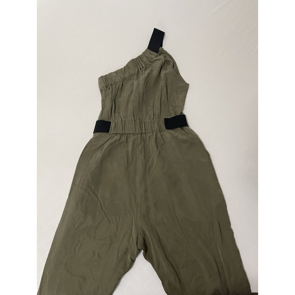 Anthropologie Maeve Verano One Shoulder Utility Jumpsuit Women's Size 0 - Picture 4 of 9
